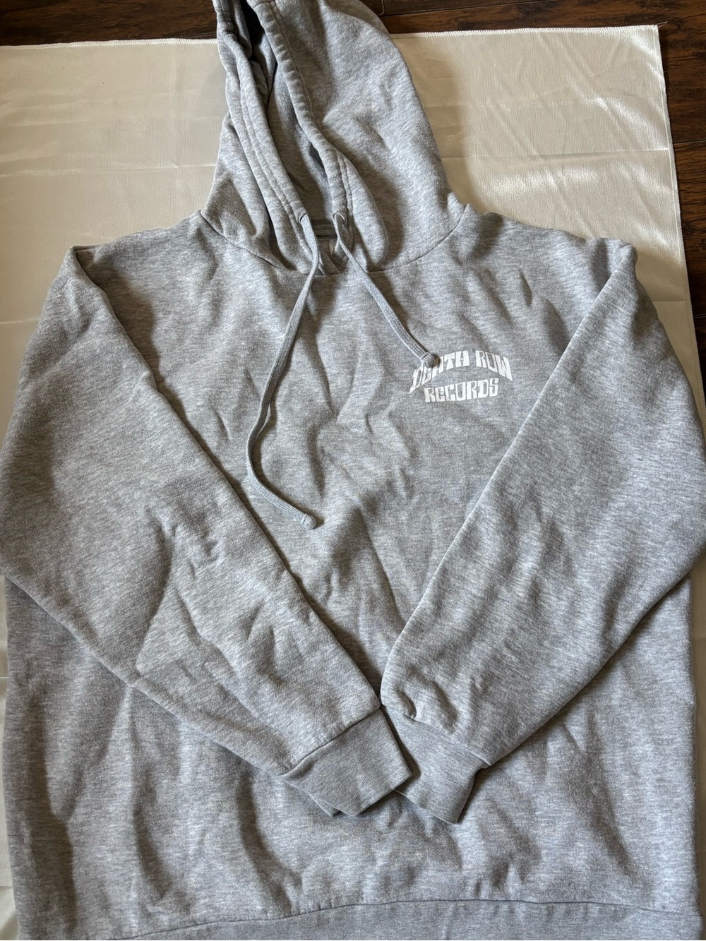 Crooks & Castles Gray Crewneck Hoodie with Subtle Chest Logo